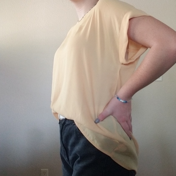 Forever 21 Light Yellow Blouse - Picture 2 of 6